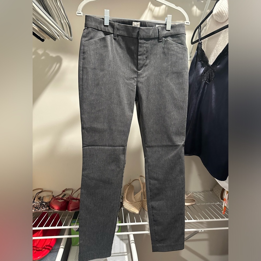 GAP Gray Signature Skinny Ankle Pants